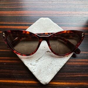 Stella McCartney Tortoise Cat Eye Sunglasses